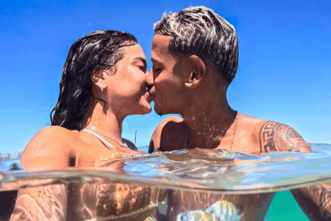 Heitor Santos assume namoro com Eduarda Gutierrez durante viagem a Maceió