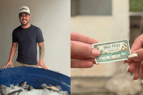 Lulinha Marques, da dupla Iguinho e Lulinha, realiza doação de peixes em comunidade onde morou