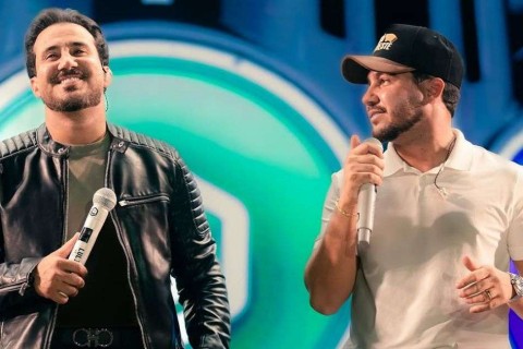 Iguinho e Lulinha celebram dobradinha de shows em Pernambuco